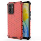 For vivo S10e 5G China Shockproof Honeycomb PC + TPU Protective Case(Red) - 1