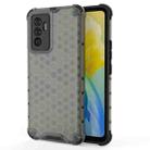 For vivo S10e 5G China Shockproof Honeycomb PC + TPU Protective Case(Black) - 1