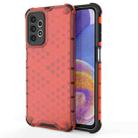 For Samsung Galaxy A23 Shockproof Honeycomb PC + TPU Protective Case(Red) - 1