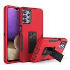 For Samsung Galaxy A32 5G Magnetic Holder Phone Case(Red + Black) - 1