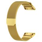 For Garmin Fenix 6 / Fenix 7 Milanese Watch Band(Golden) - 1
