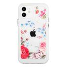 For iPhone 12 Flower Pattern Space Phone Case(1) - 1