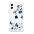 For iPhone 12 Flower Pattern Space Phone Case(10) - 1