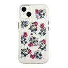 For iPhone 13 Flower Pattern Space Phone Case(6) - 1