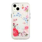 For iPhone 13 mini Flower Pattern Space Phone Case (1) - 1