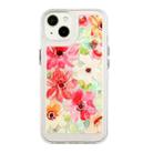 For iPhone 13 mini Flower Pattern Space Phone Case (5) - 1