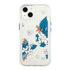 For iPhone 13 mini Flower Pattern Space Phone Case (9) - 1