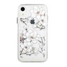 For iPhone XR Flower Pattern Space Phone Case(2) - 1