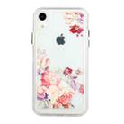 For iPhone XR Flower Pattern Space Phone Case(4) - 1