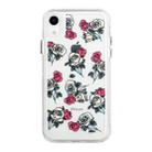 For iPhone XR Flower Pattern Space Phone Case(6) - 1