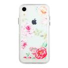 For iPhone XR Flower Pattern Space Phone Case(7) - 1