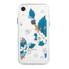 For iPhone XR Flower Pattern Space Phone Case(9) - 1