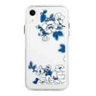 For iPhone XR Flower Pattern Space Phone Case(10) - 1