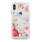 For iPhone XS Max Flower Pattern Space Phone Case(1) - 1