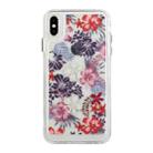 For iPhone XS Max Flower Pattern Space Phone Case(3) - 1
