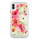 For iPhone XS Max Flower Pattern Space Phone Case(5) - 1