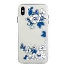 For iPhone XS Max Flower Pattern Space Phone Case(10) - 1