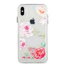 For iPhone X / XS Flower Pattern Space Phone Case(7) - 1