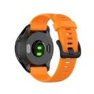 For Garmin Forerunner 945 Silicone Watch Band(Orange) - 1