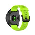 For Garmin Forerunner 945 Silicone Watch Band(Lime) - 1