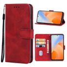 For vivo iQOO Z5 Leather Phone Case(Red) - 1