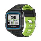 For Garmin Forerunner 920XT Two-color Steel Buckle Watch Band(Black+Lime Green) - 1