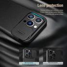 For iPhone 13 Pro Max NILLKIN QIN Series Pro Sliding Camera Cover Leather Phone Case (Black) - 5