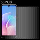 50 PCS 0.26mm 9H 2.5D Tempered Glass Film For Itel A26 - 1