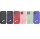 For iPhone 13 Pro Invisible Holder TPU + PC Phone Case (Purple) - 7