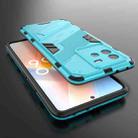 For vivo iQOO Neo6 5G Punk Armor PC + TPU Phone Case with Holder(Blue) - 3