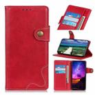 For Samsung Galaxy A53 5G S-Type Stitching Calf Texture Leather Phone Case(Red) - 1