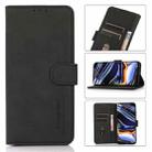 For Motorola Moto E20 / E40 KHAZNEH Matte Texture Leather Phone Case(Black) - 1