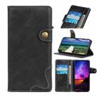 For Xiaomi Redmi 10C S-Type Stitching Calf Texture Leather Phone Case(Black) - 1