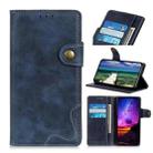 For Xiaomi Redmi 10C S-Type Stitching Calf Texture Leather Phone Case(Blue) - 1