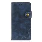 For Xiaomi Poco M4 Pro 4G S-Type Stitching Calf Texture Leather Phone Case(Blue) - 2
