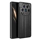 For Honor Magic4 Ultimate Litchi Texture Shockproof TPU Phone Case(Black) - 1