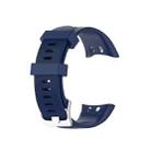 For Garmin Swim 2 Silicone Watch Band(Dark Blue) - 1