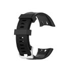 For Garmin Swim 2 Silicone Watch Band(Black) - 1