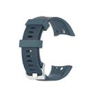 For Garmin Swim 2 Silicone Watch Band(Cyan) - 1