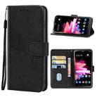 For TCL 30z T602DL Leather Phone Case(Black) - 1