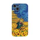 For iPhone 13 Oil Painting TPU Phone Case(Sunflower) - 1