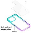 Colorful Gradient TPU + PC Phone Case For iPhone 12 / 12 Pro(Orange Green) - 4