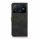 For vivo X Note KHAZNEH Dual-color Cowhide Texture Flip Leather Phone Case(Black) - 3
