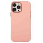 For iPhone 13 Pro Max Electroplated Silicone Phone Case (Pink) - 1