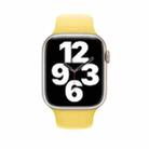 Silicone Watch Band For Apple Watch Series 9&8&7 41mm / SE 3&SE 2&6&SE&5&4 40mm / 3&2&1 38mm(Lemon Zest) - 3