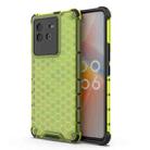 For vivo iQOO Neo6 5G China Shockproof Honeycomb PC + TPU Protective Case(Green) - 1