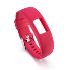 For Garmin Vivofit 4 Gloss & Color Integrated Silicone Watch Band(Red) - 1