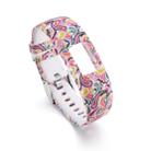 For Garmin Vivofit 4 Gloss & Color Integrated Silicone Watch Band(Facebook) - 1