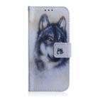 For Wiko Y82 Coloured Drawing Leather Phone Case(White Wolf) - 2