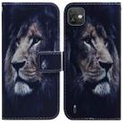 For Wiko Y82 Coloured Drawing Leather Phone Case(Lion) - 1
